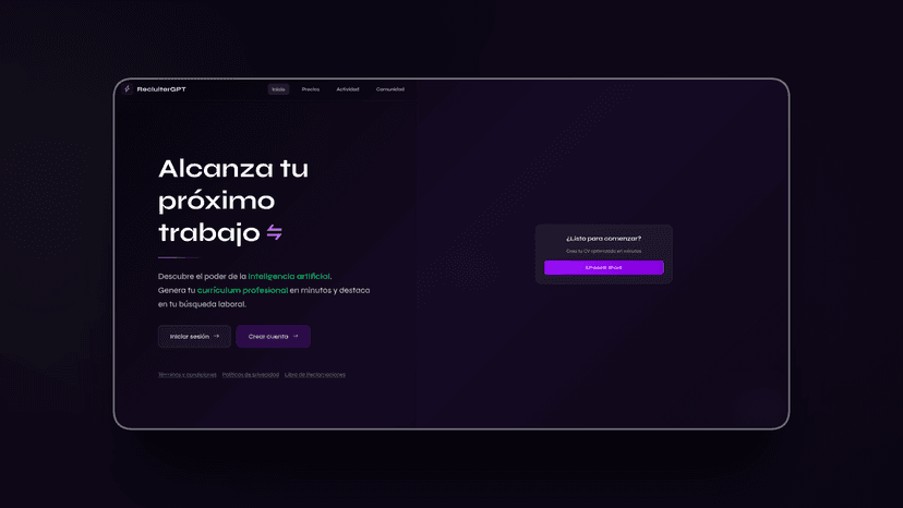 Portada del proyecto RecruiterGPT